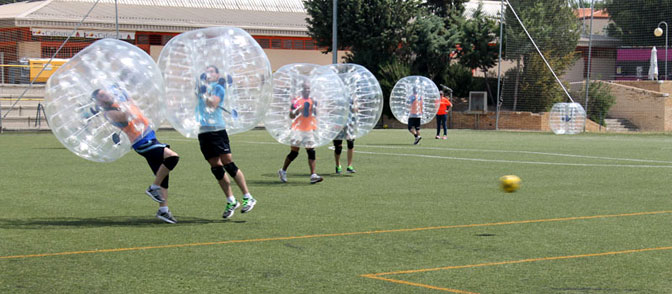 Fútbol burbuja en Salamanca