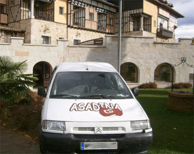 Coche de Asadina en la visita a la Sierra de Francia