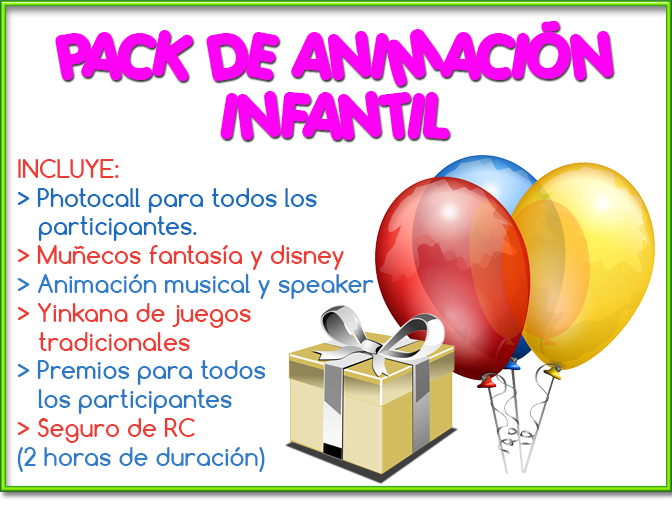 Pack animaciòn infantil